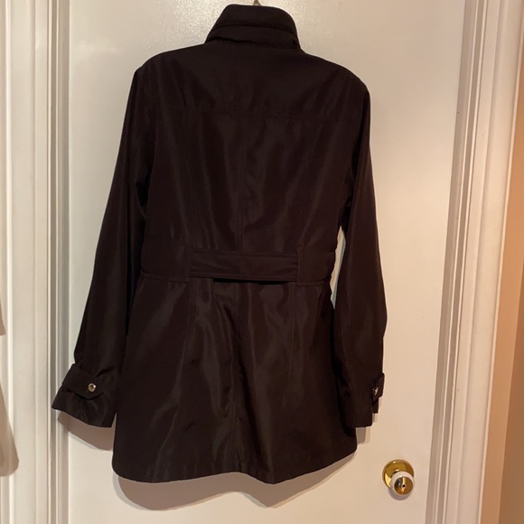 🍒 LIZ CLAIBORNE Jacket w/ Rain Hood & Belt!!! - Picture 6 of 12